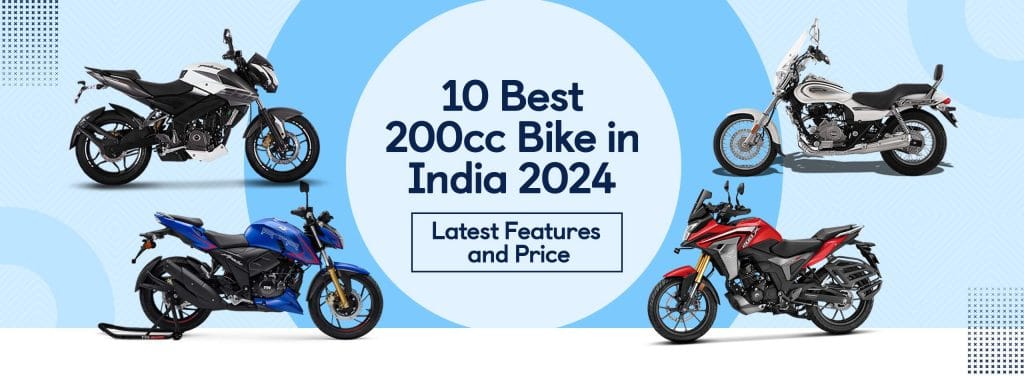 top 10 200 cc bikes in India for 2024