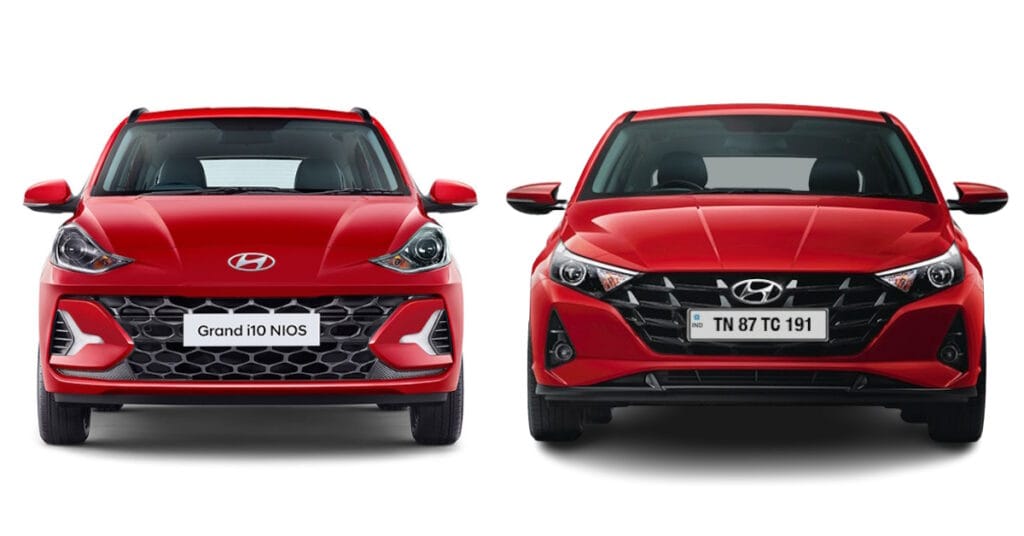 Hyundai i20 vs Hyundai Grand i10 Nios