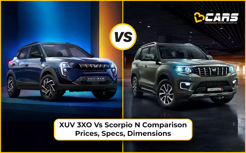 Mahindra XUV 3XO vs Mahindra Scorpio N