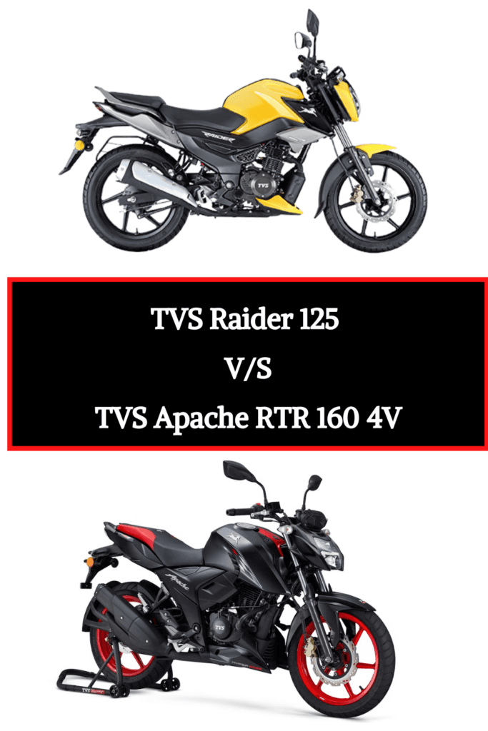 TVS Apache RTR 160 vs TVS Raider