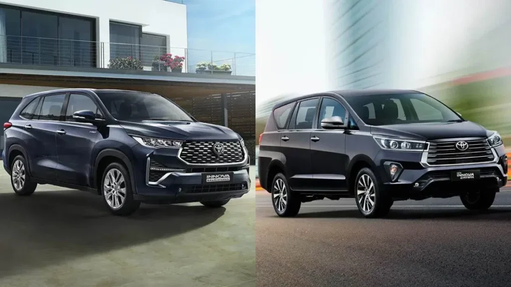 The Ultimate Showdown: Toyota Innova Crysta vs Toyota Innova Hycross Comparison